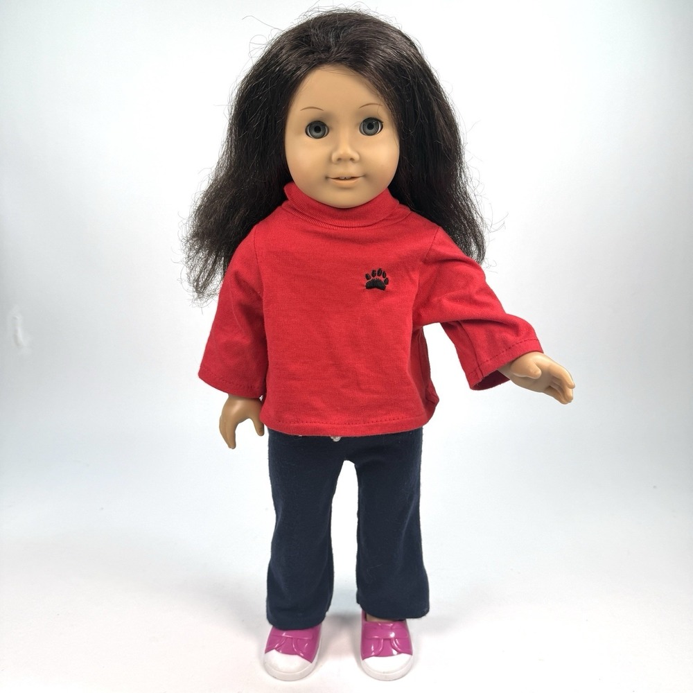 American Girl Ruthie Smithens Doll Blue Eyes Long Brown Hair 18" Retired